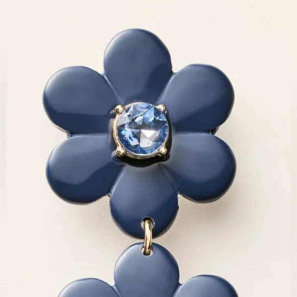 Kate Spade x Target Floral Linear Earrings - Picture 3 of 7